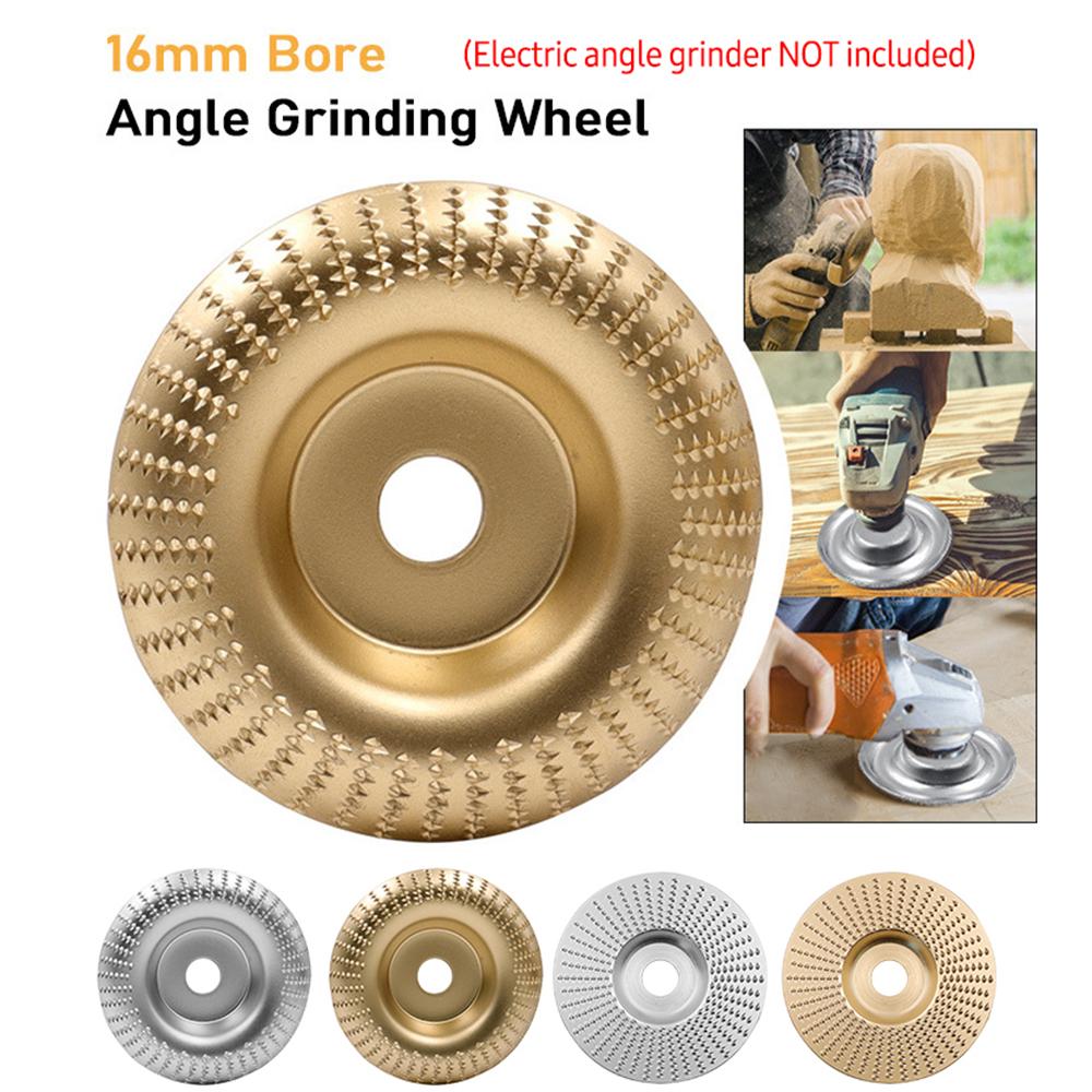 4 Inch Wood Carving Disc for Angle Grinder with 5/8-inch Arbor Wood Shaping Disc Angle Grinding Wheel Rotary Tool Wood Cutting Shaper