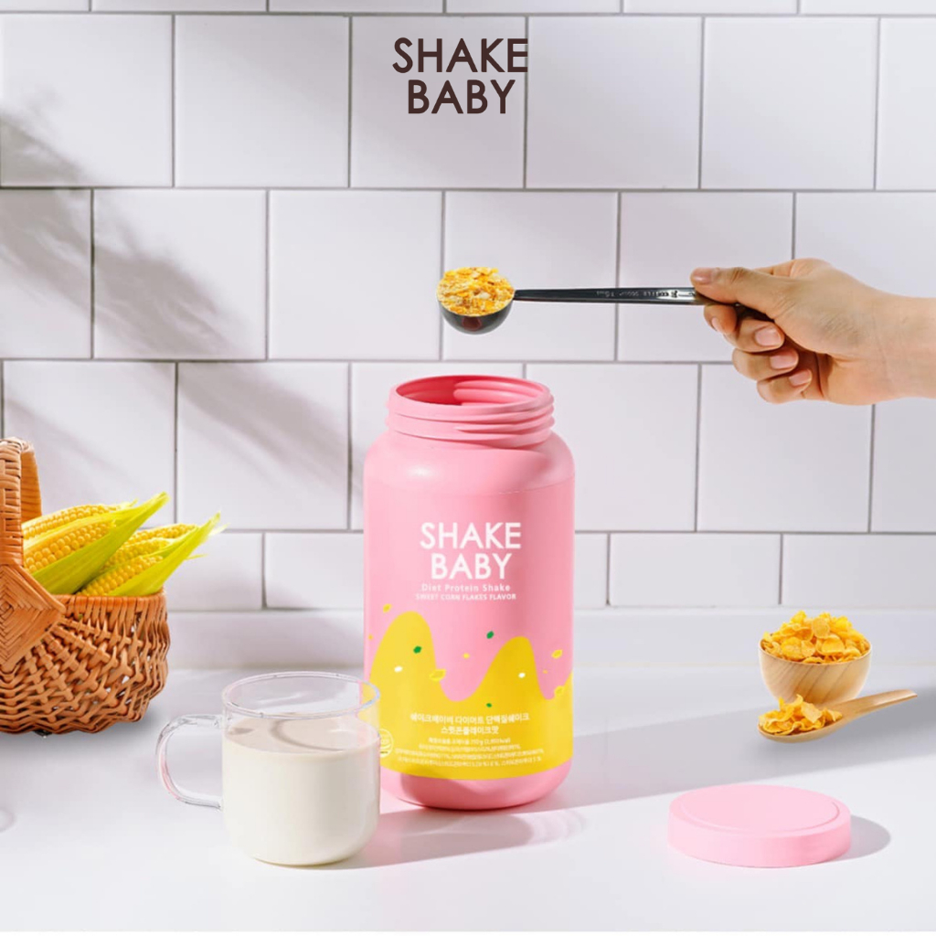 [CHÍNH HÃNG] Bột Ngũ Cốc Ăn Kiêng Thay Thế Bữa Ăn SHAKE BABY Diet Formular Protein Vị Bắp Hỗ Trợ Giảm Cân 750g