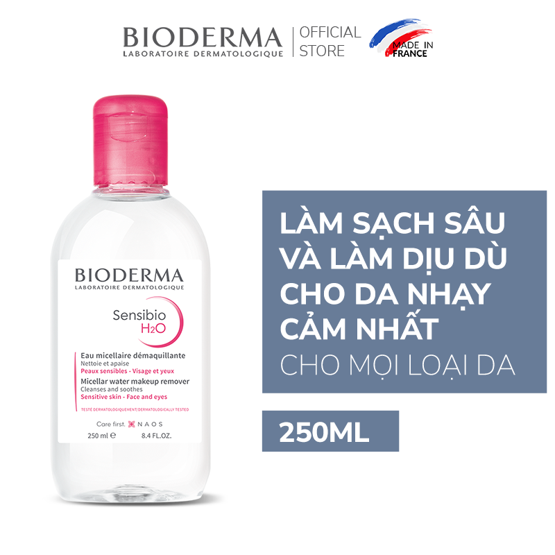 Nước Tẩy Trang Công Nghệ Micella Bioderma Sensibio H2O