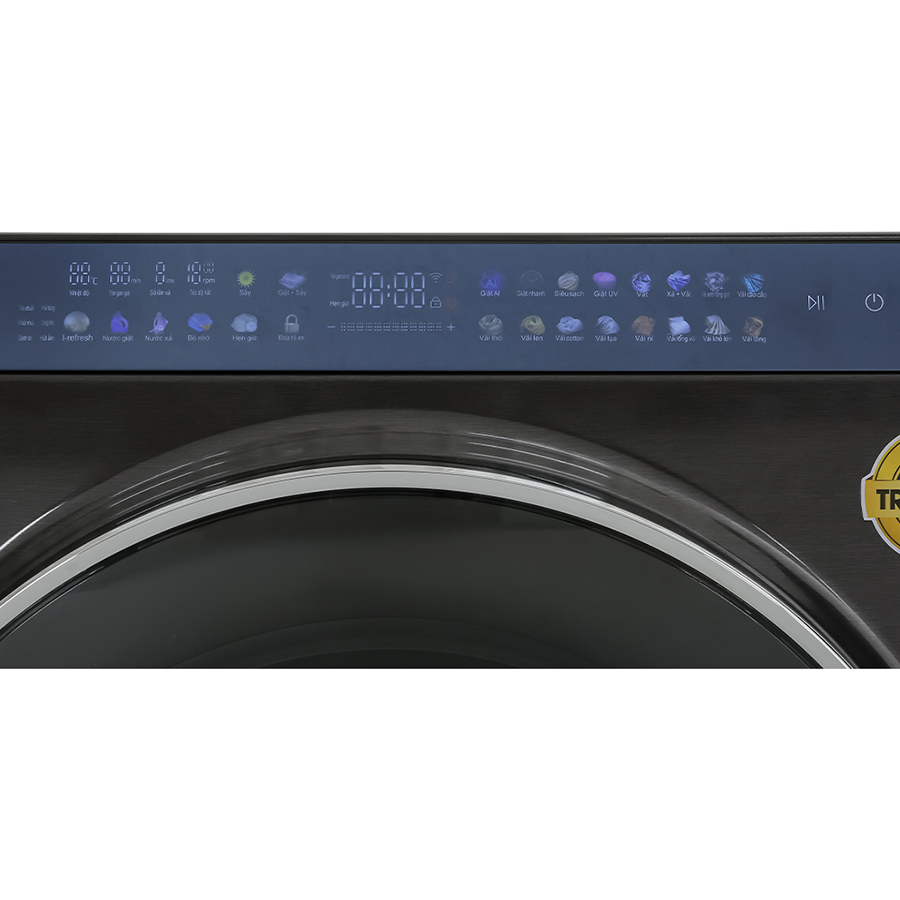 Máy giặt sấy Aqua Inverter 15 Kg AQD-DH1500G.PP - Chỉ giao HCM