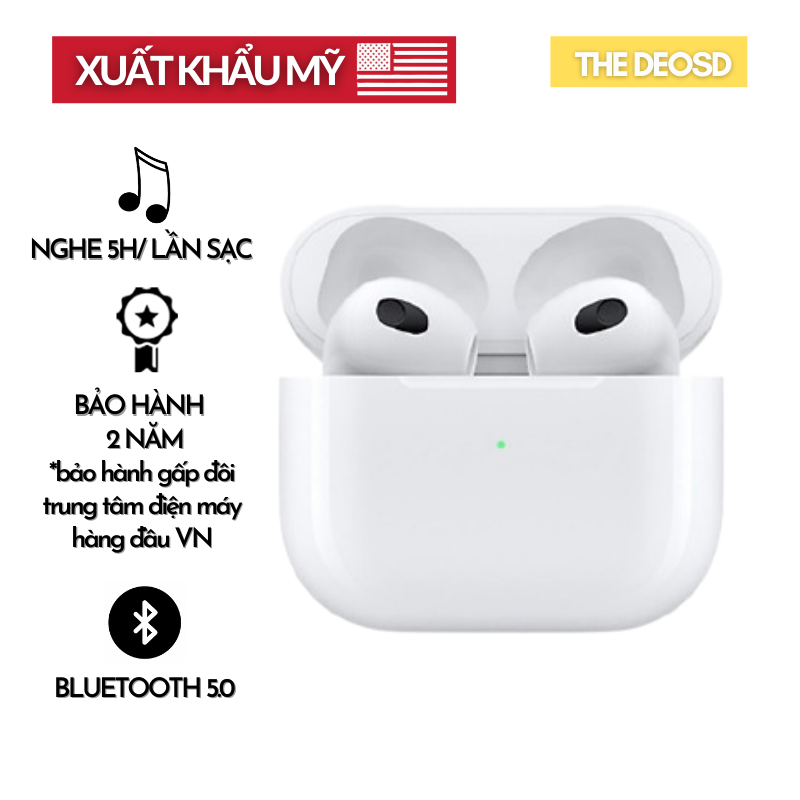 [ NGHE 5H/LẦN SẠC ] - Tai Nghe Bluetooth TWS Không Dây - THE DEOSD - TD-M230S PRO MAX - Hàng Chính Hãng