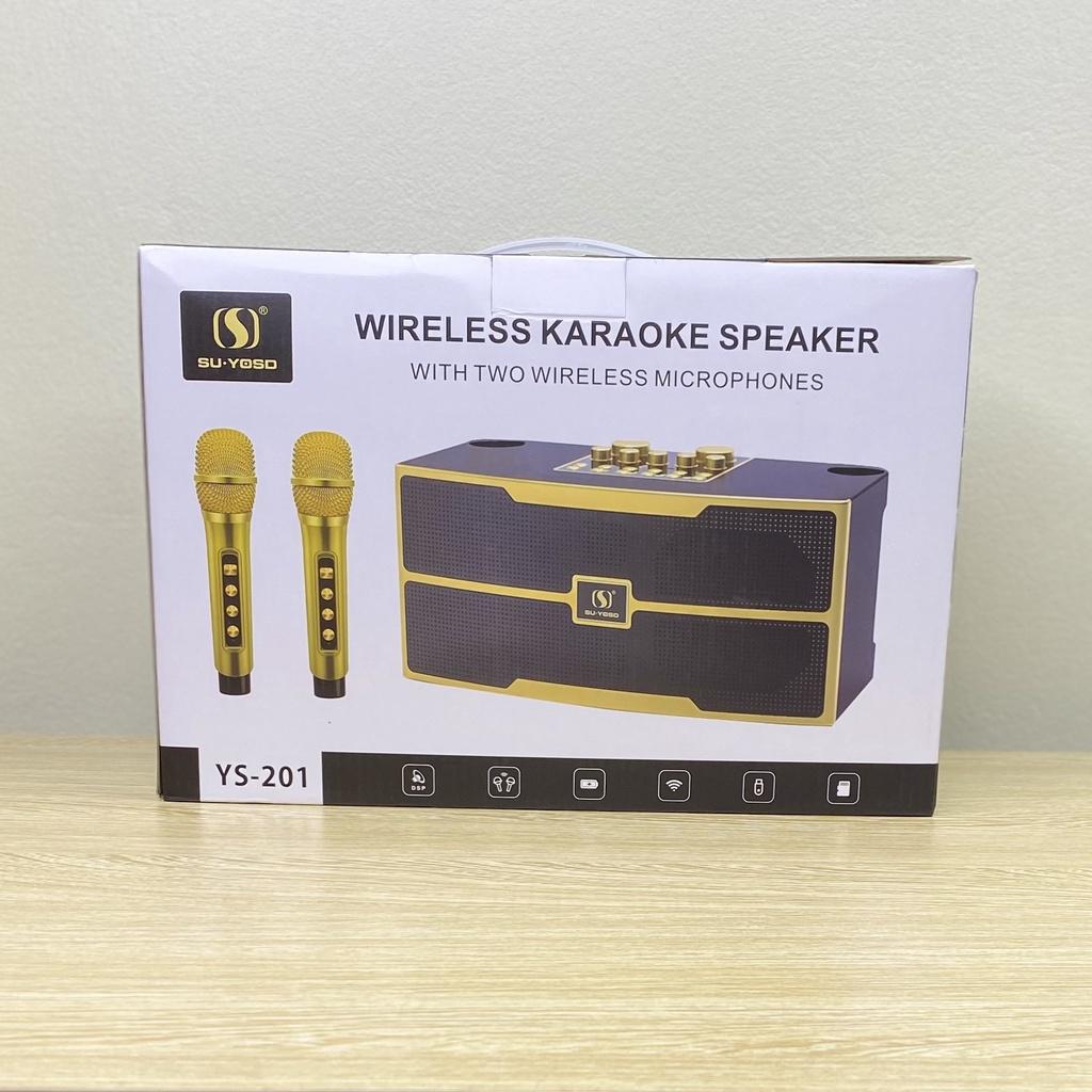 Loa Karaoke Bluetooth SU-YOSO -YS-201 Kèm 2 Micro Không Dây ( Hàng Chính Hãng )