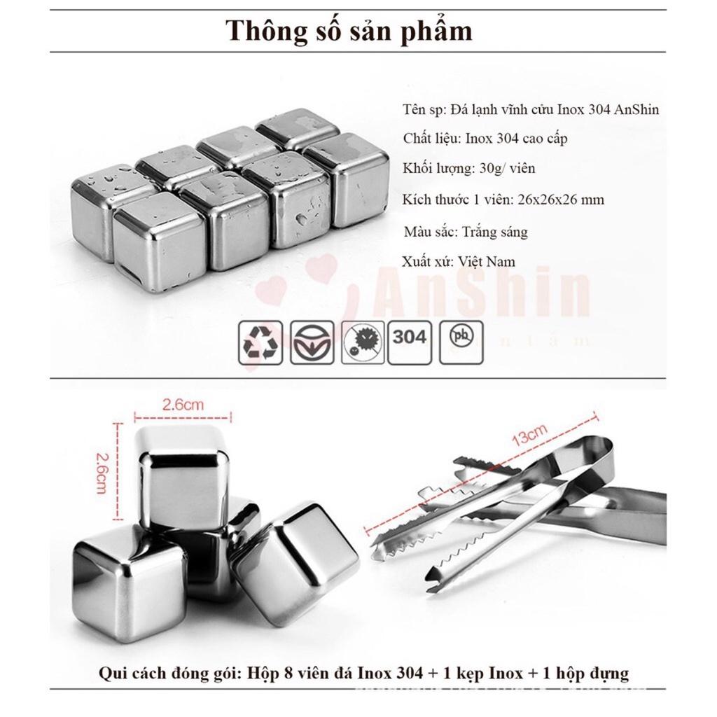 Đá lạnh vĩnh cửu không tan inox 304 cao cấp