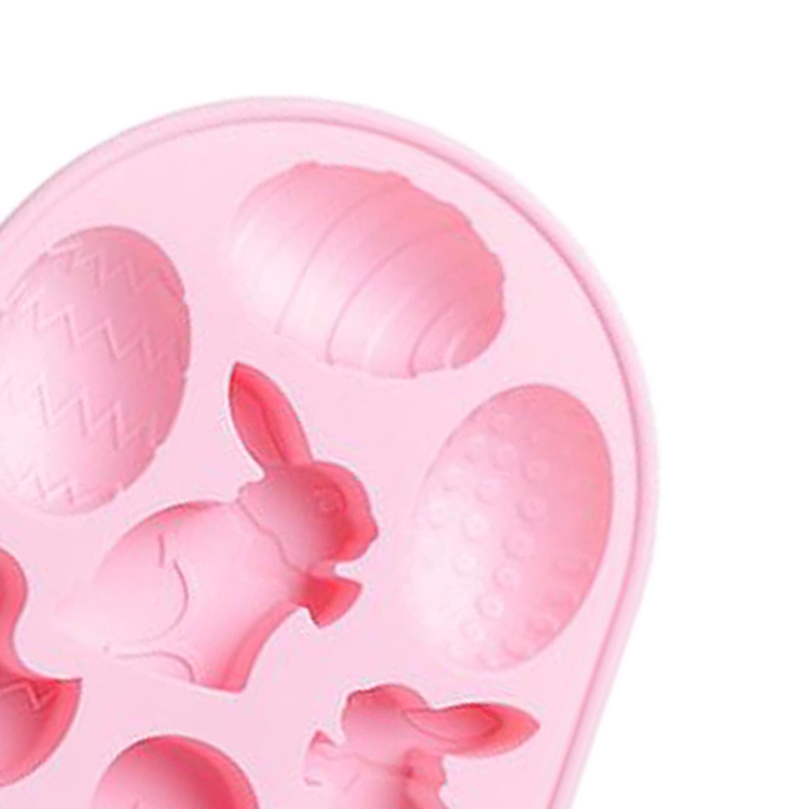 Silicone Chocolate Mold Candy Cookie Cake Baking Mould DIY Jelly Mold Pink