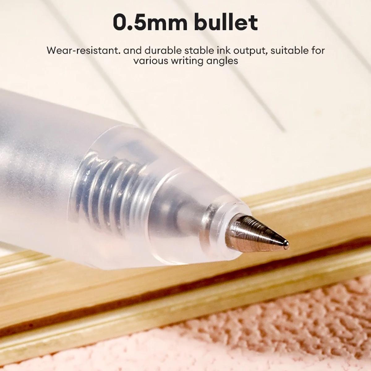 Bút Gel 0.5 mm - Deli EG118-BK - Mực Đen