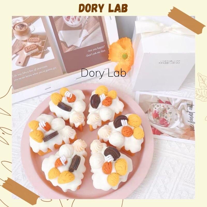 Combo Làm Nến Phô Mai Viên Kem Mini Handmade - Dory Lab