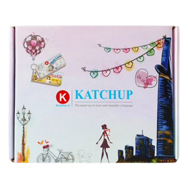 Bộ KatchUp Flashcard 3000 Từ Tiếng Anh A-B (1500 từ) - High Quality