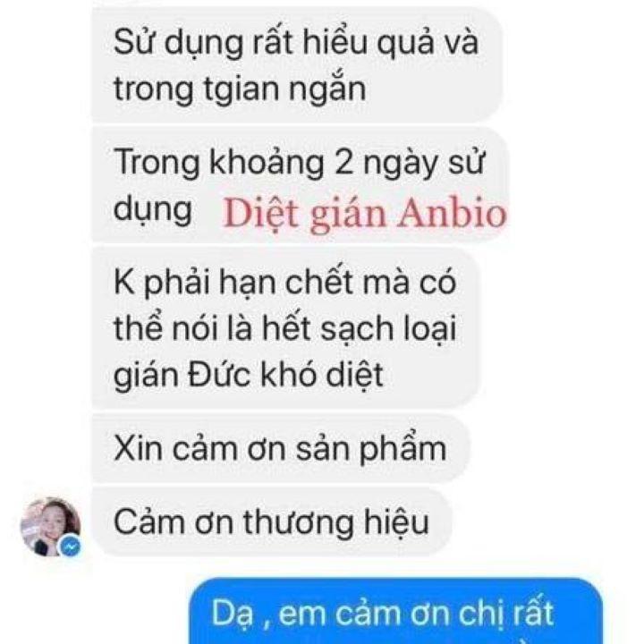 Combo 3 lọ thuốc diệt kiến, diệt gián Anbio diệt kiến gián tận gốc