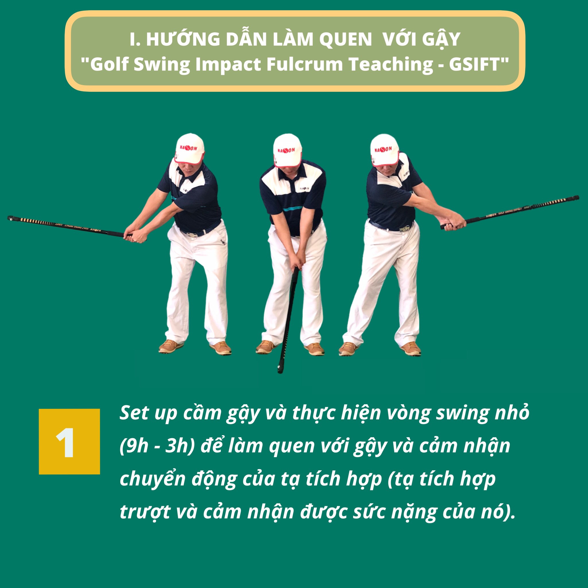 GOLF SWING IMPACT FULCRUM TEACHING (Gậy tập luyện điểm tựa impact) - Phiên bản chuyên nghiệp (Màu đỏ)