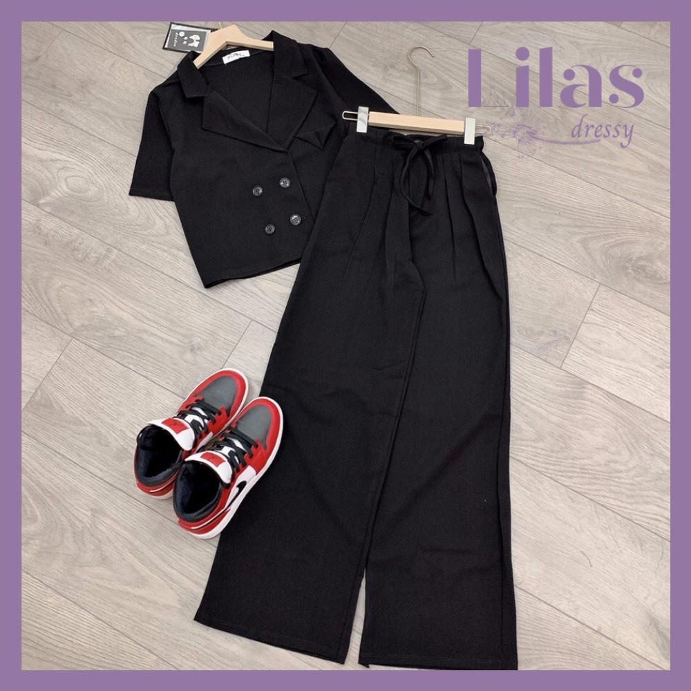 Set Vest Croptop 2 món LILAS Dressy