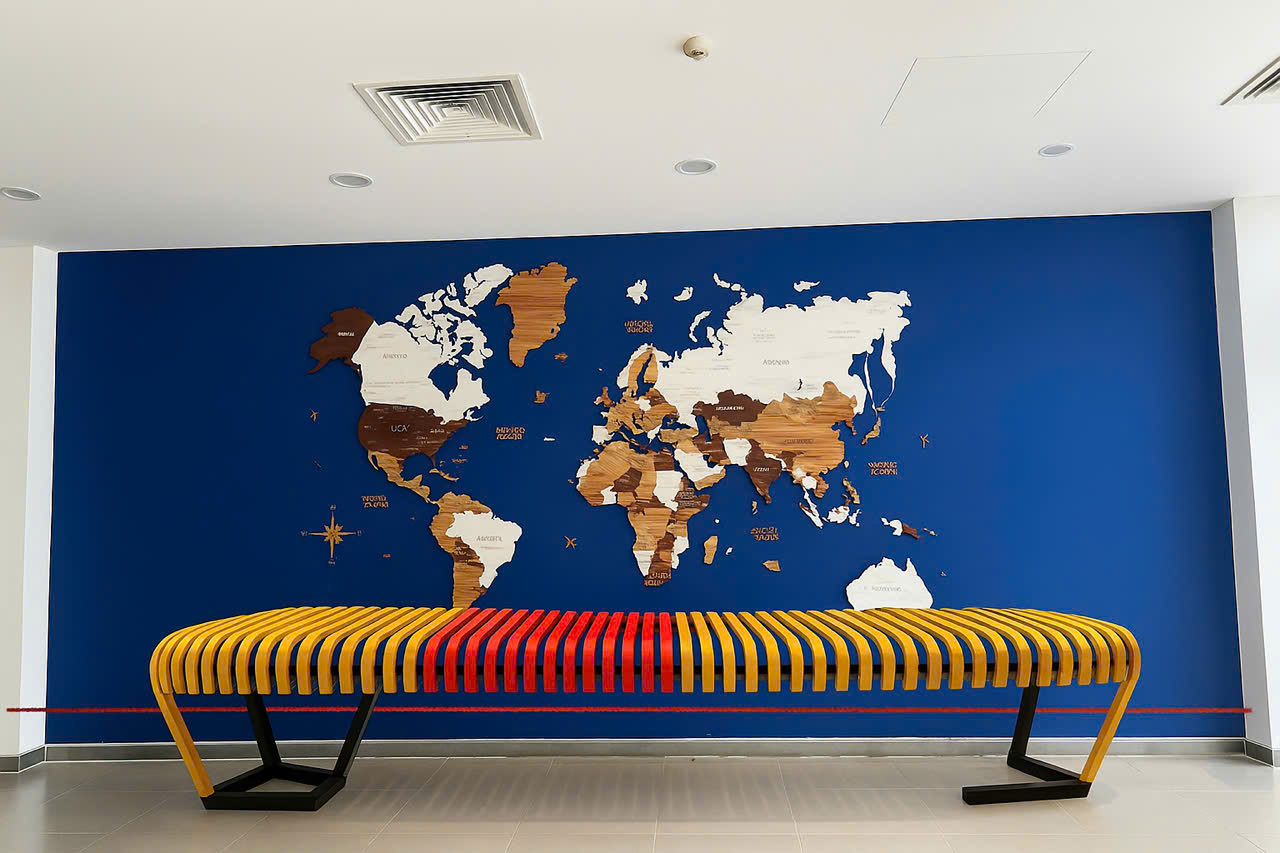 Ghế sắt kiến trúc Tundo kích thước 4,5m