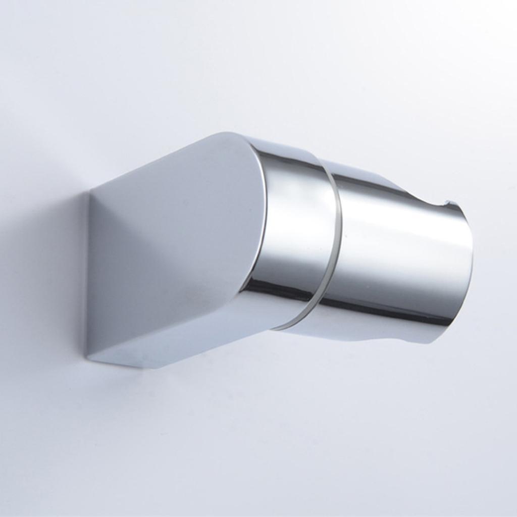 Rail Head Slider Holder Chromed Bathroom Wall Mounted Supply