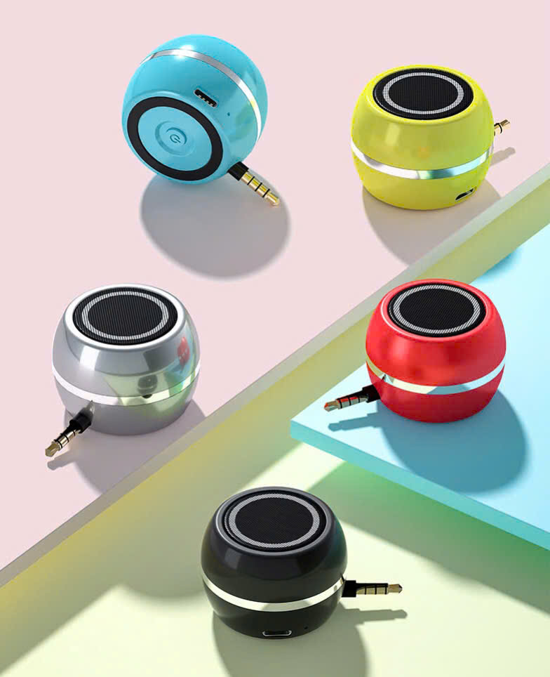 Loa Bluetooth YAYUSI A5 âm thanh trầm, thêm chân cắm tròn 3.5 ly ghim vào là phát loa, Hàng chính hãng