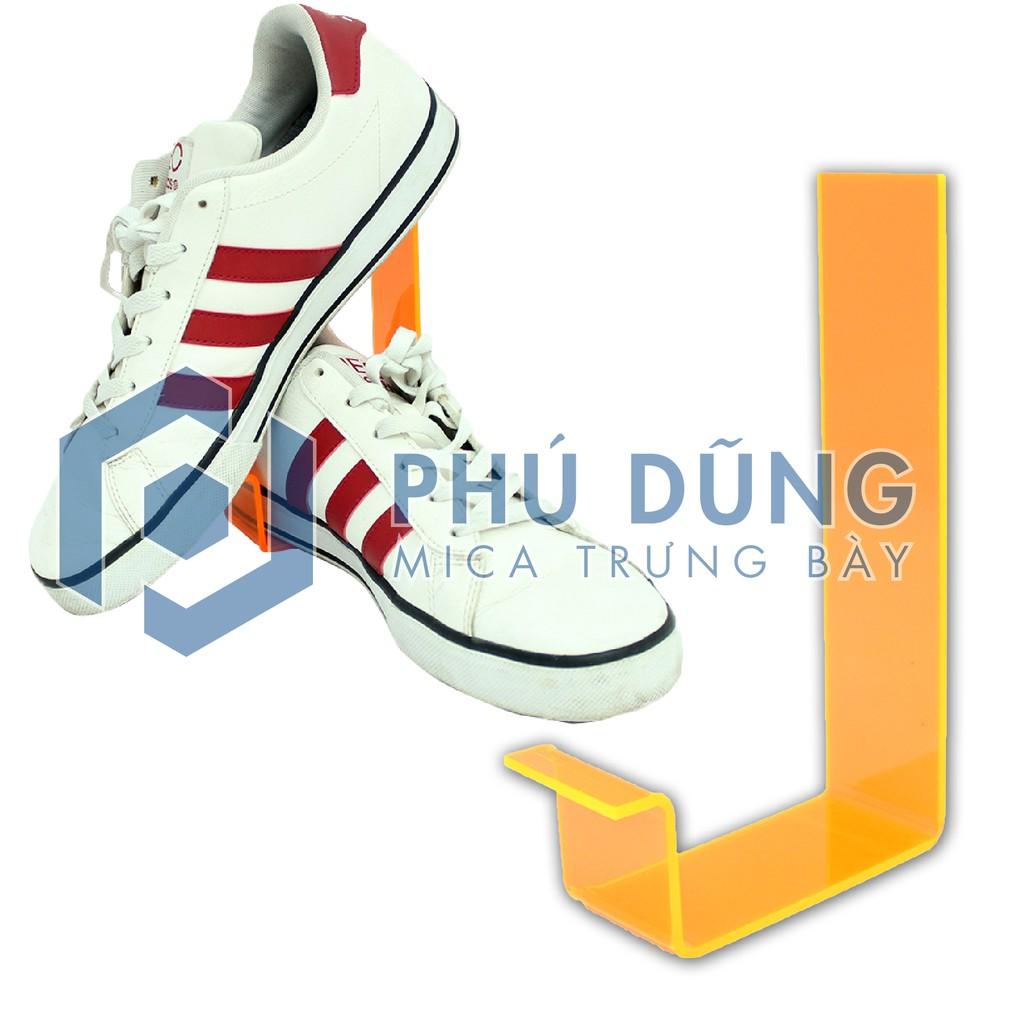 Combo 10 Kệ Đế Mica CAM Trưng Bày Giày/Dép Kiểu Chữ L
