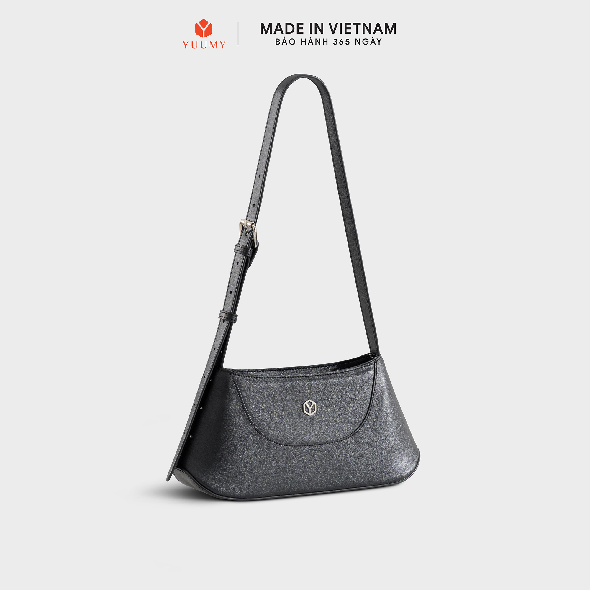 Túi Yuumy ( Thời trang nữ nhấn viền trang trí - Túi đeo vai da Seasand YN300 )