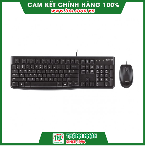 Combo bàn phím + chuột có dây Logitech MK120 -Hàng chính hãng