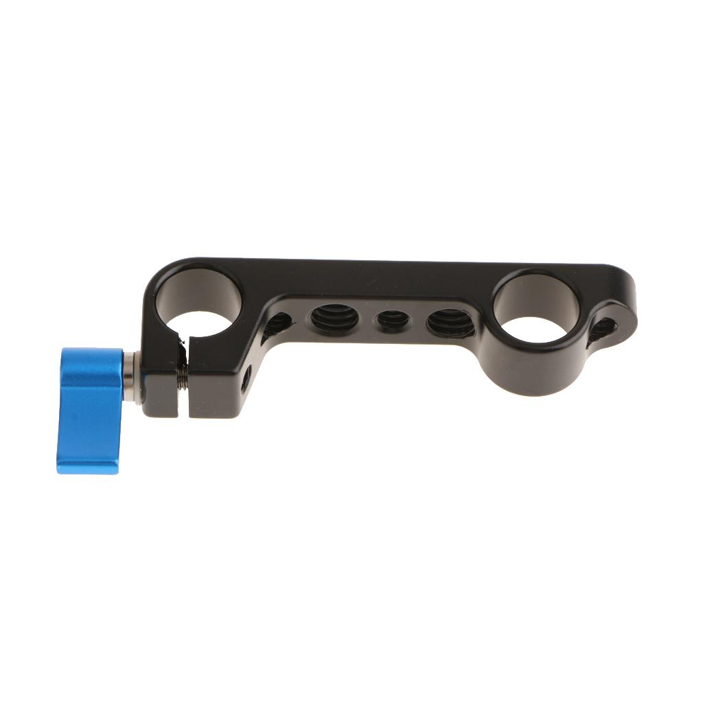 Dual 15mm Rod Clamp Rail Block For 15mm Rod Rail Support System1/4"  3/8"