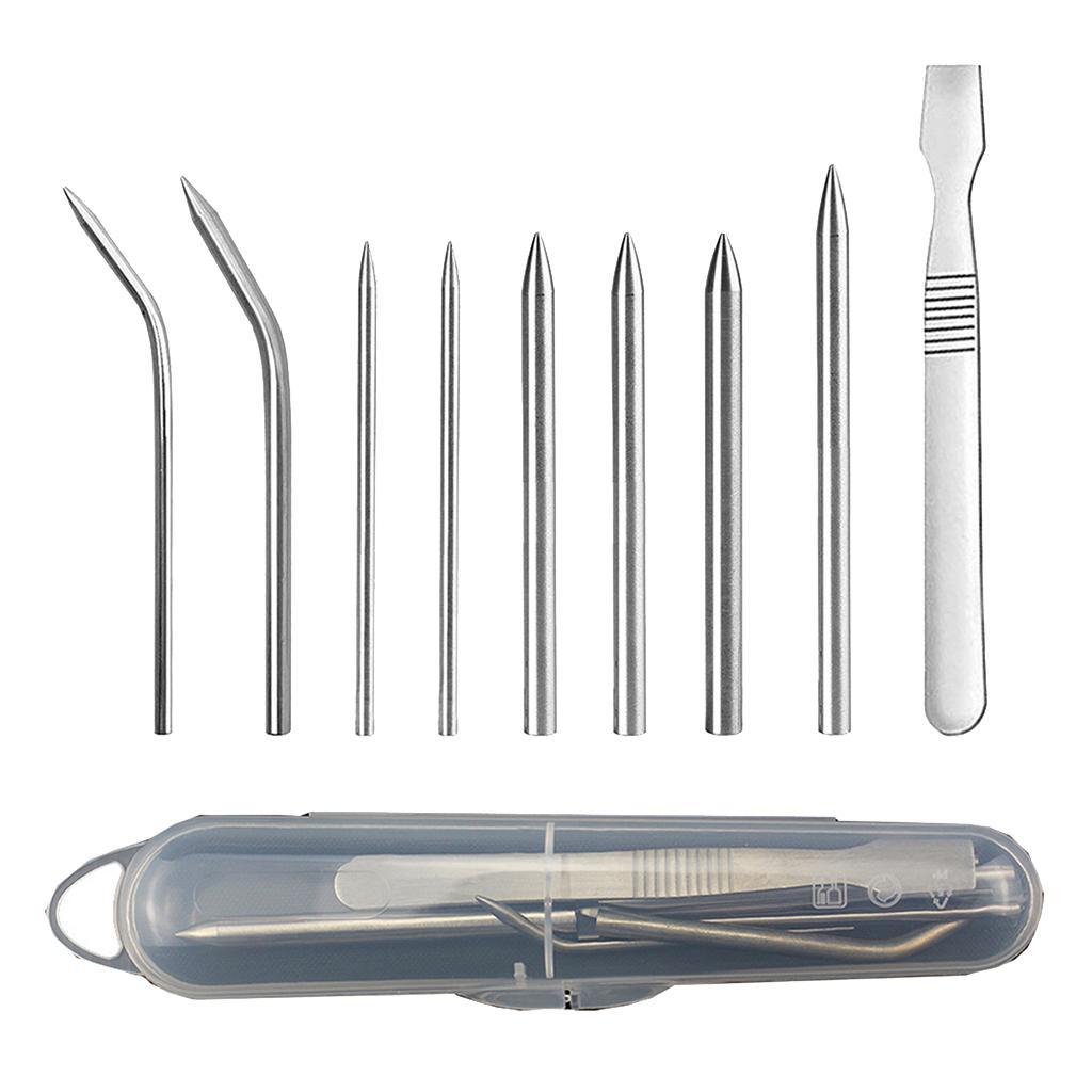 Fid Lacing Stitching Bracelet Leather Weaving Tool 10 Pieces