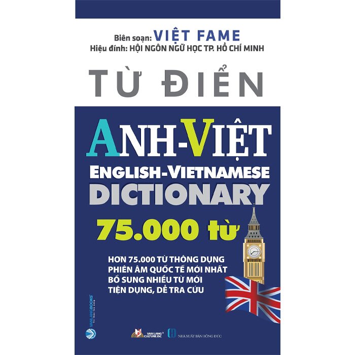 Từ Điển Anh - Việt 75.000 Từ