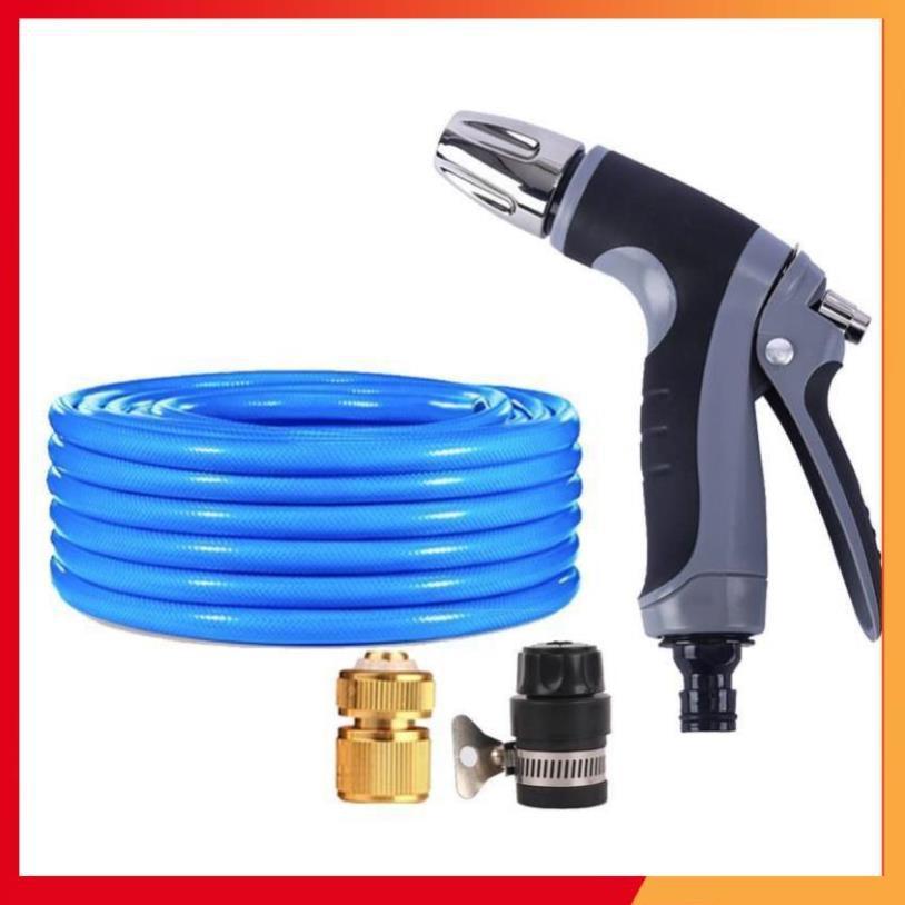 Bộ dây và vòi xịt tăng áp rửa xe tưới cây 20M  206817