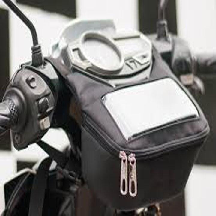Túi treo xe máy có miếng che mưa bảo vệ túi và điện thoại, túi treo vật dụng xe máy co tấm che mưa,SUNHA SH 1479