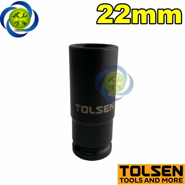 Tuýp 22mm 1/2 đen dài Tolsen 18272 loại 6 cạnh thép CR-MO
