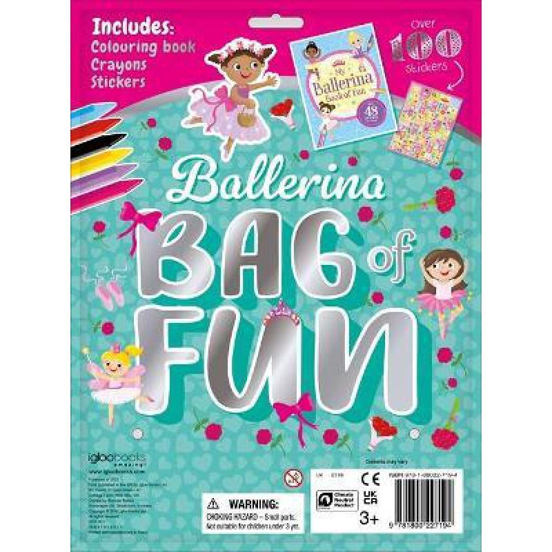 Sách tô màu kèm hình dán và bút màu Ballerina Bag of Fun