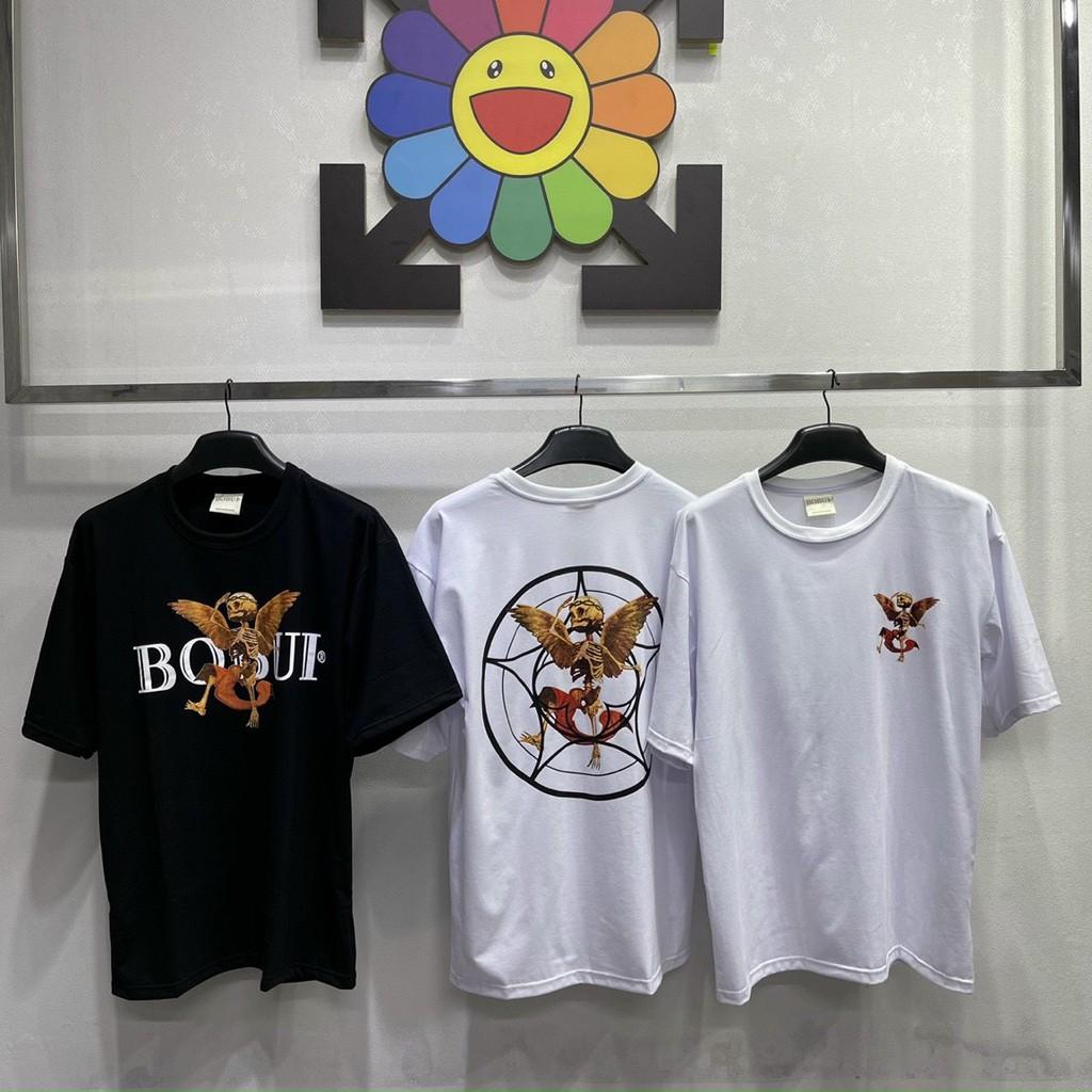 Áo thun local brand bobui big logo tay lỡ unisex