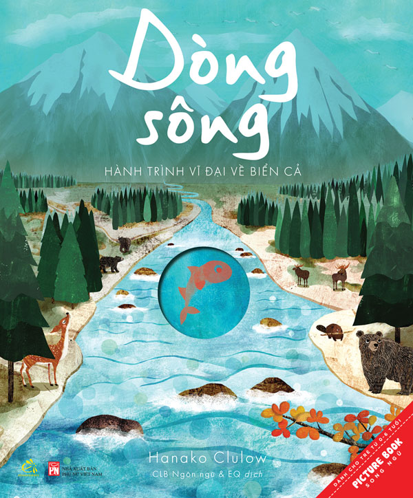 Sách tranh song ngữ Dòng sông - Hành trình vĩ đại về biển cả - ehomebooks - Dành cho trẻ từ 0-6 tuổi