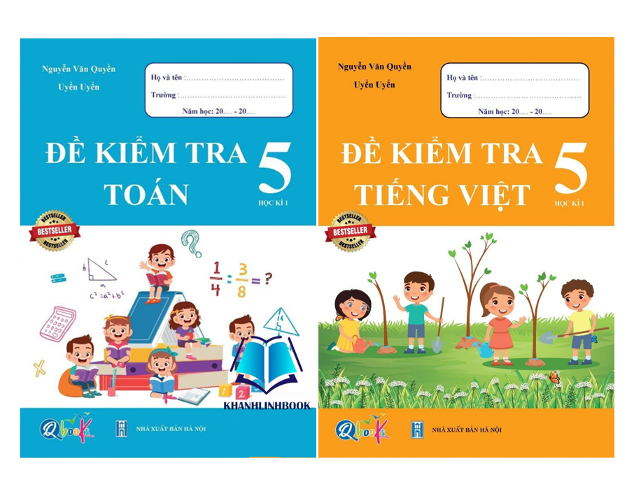 Sách - Combo Đề Kiểm Tra Toán và Tiếng Việt 5 - Học Kì 1