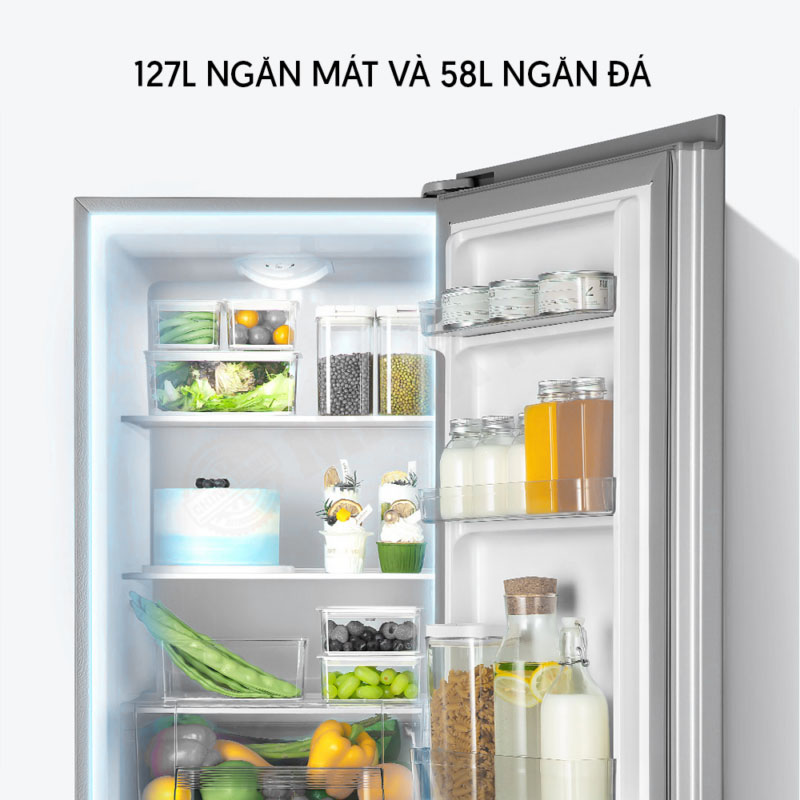 [Chỉ Giao Ngoài] - Tủ Lạnh Hai Cánh Xiaomi Mijia 185L – Siêu Tiết Kiệm Điện Tự Động Bù Nhiệt Độ Tiết Kiệm Điện - Hàng Nhập Khẩu