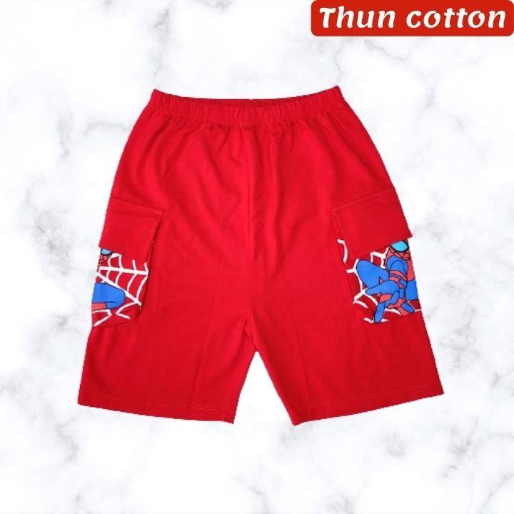 Bộ quần áo trẻ em hình siêu nhân - người nhện từ 11-43kg. Chất thun cotton 4 chiều - HN.Store1115