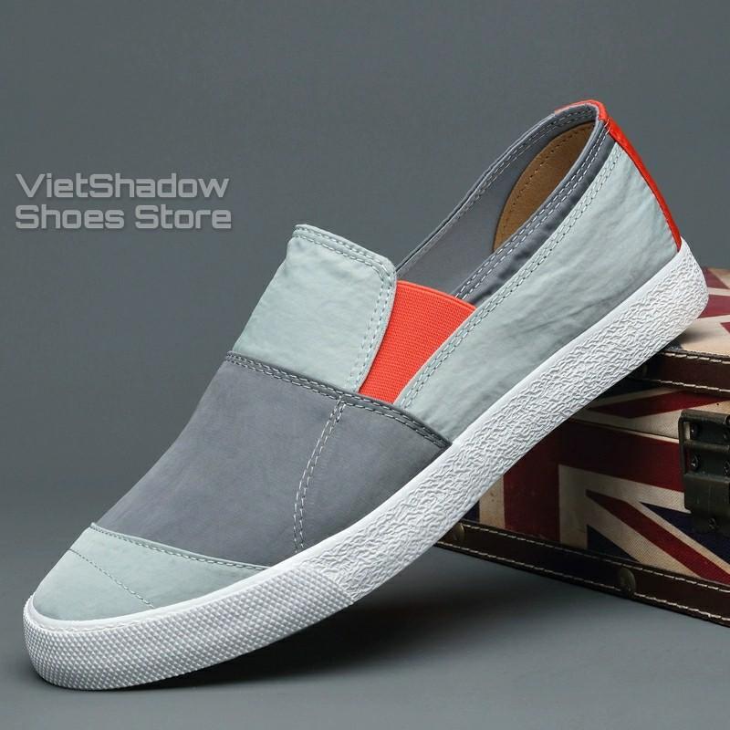 Slip on nam - Giày lười vải nam cao cấp BAODA - Vải polyester 3 mẫu pha màu tuyệt đẹp - Mã 20036