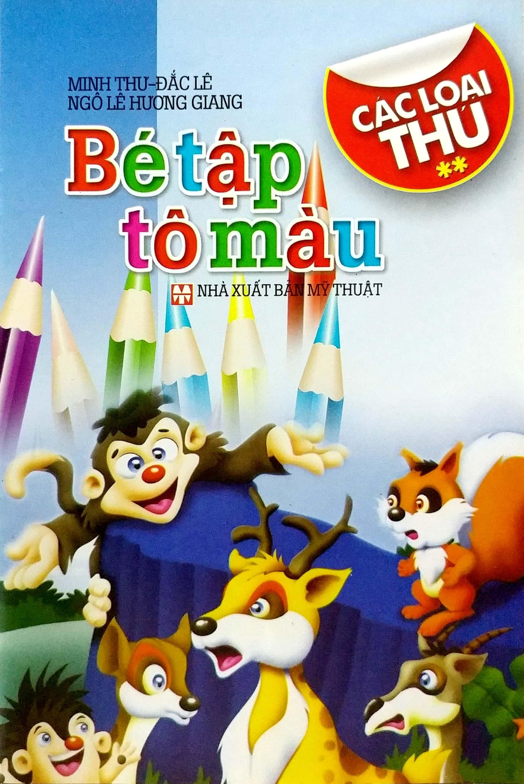 Bé Tập Tô Màu - Các Loại Thú