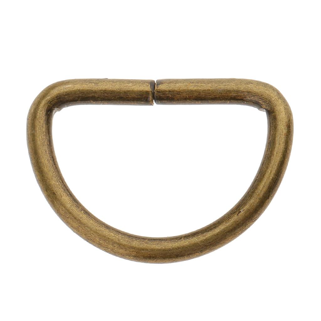 200X Kim Loại Cầm Tay Da Túi Dây Đeo Dây Webbing D Khóa Vòng Sửa Chữa