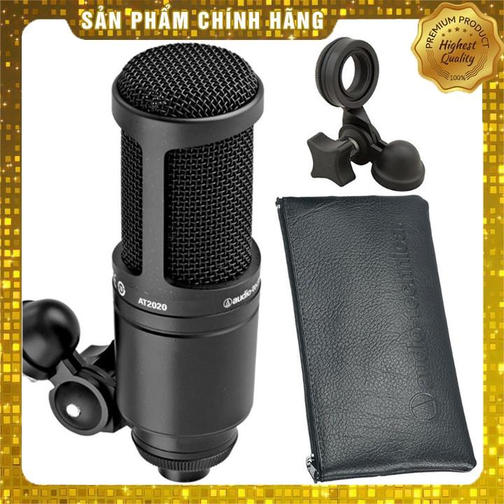 Mic Thu Âm Livestream Technica AT2020 Hàng Chính Hãng Âm Thanh Cực Hay