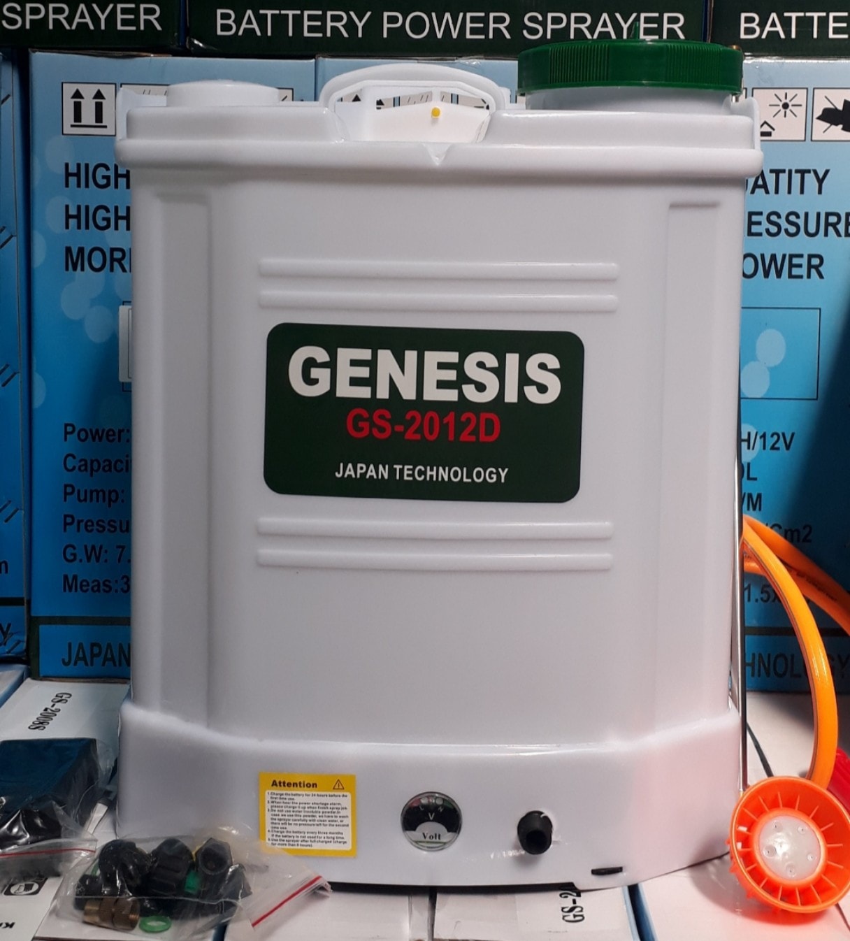 Bình Phun Xịt Điện 18L Genesis GS-2012D Bơm Đôi