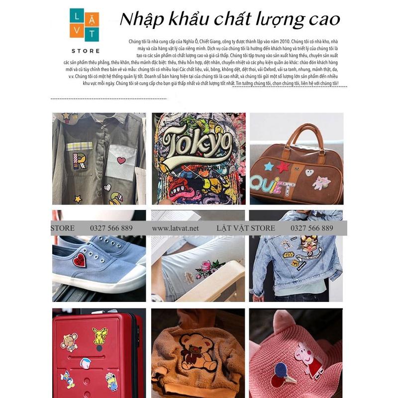 Sticker, Logo Patch Ủi Quần Áo ủi mang Người trưởng thành, Street Style