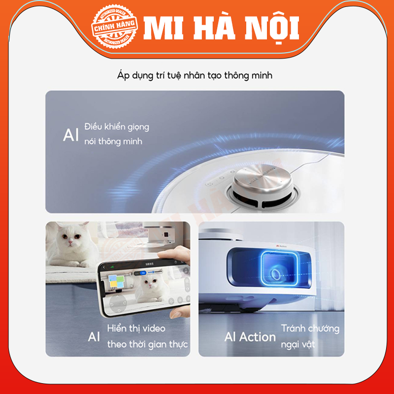 Robot hút bụi lau nhà Dreame Bot W10s PRO - Hàng chính hãng