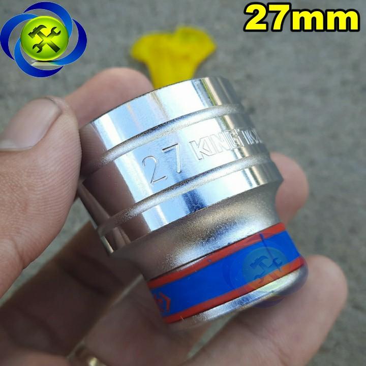 Tuýp trắng ngắn 32mm Kingtony 433532M 1/2 INCH - 32MM 6 CẠNH