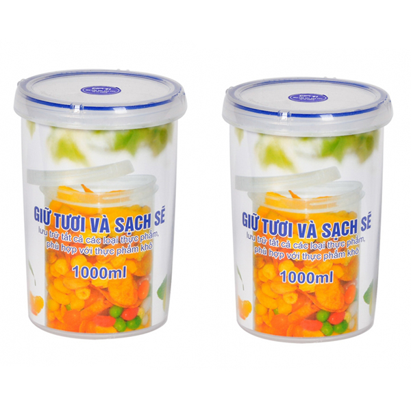 Hộp đựng thực phẩm tròn Song Long 2408 1000ml