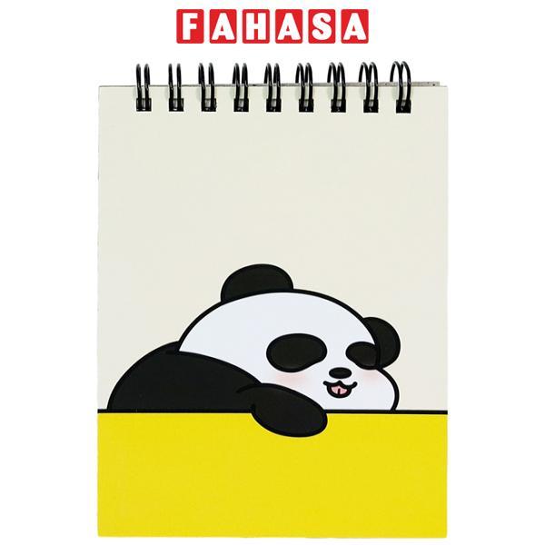 Sổ Lò Xo Trên Giấy Trơn - 160 Trang 9 x 13 cm 80gsm - Panda - The Sun 02