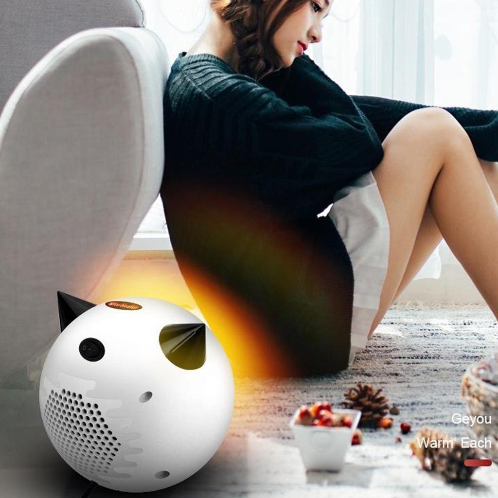Electric Portable Heater Warm Heating Space Warmer Desk Home Office