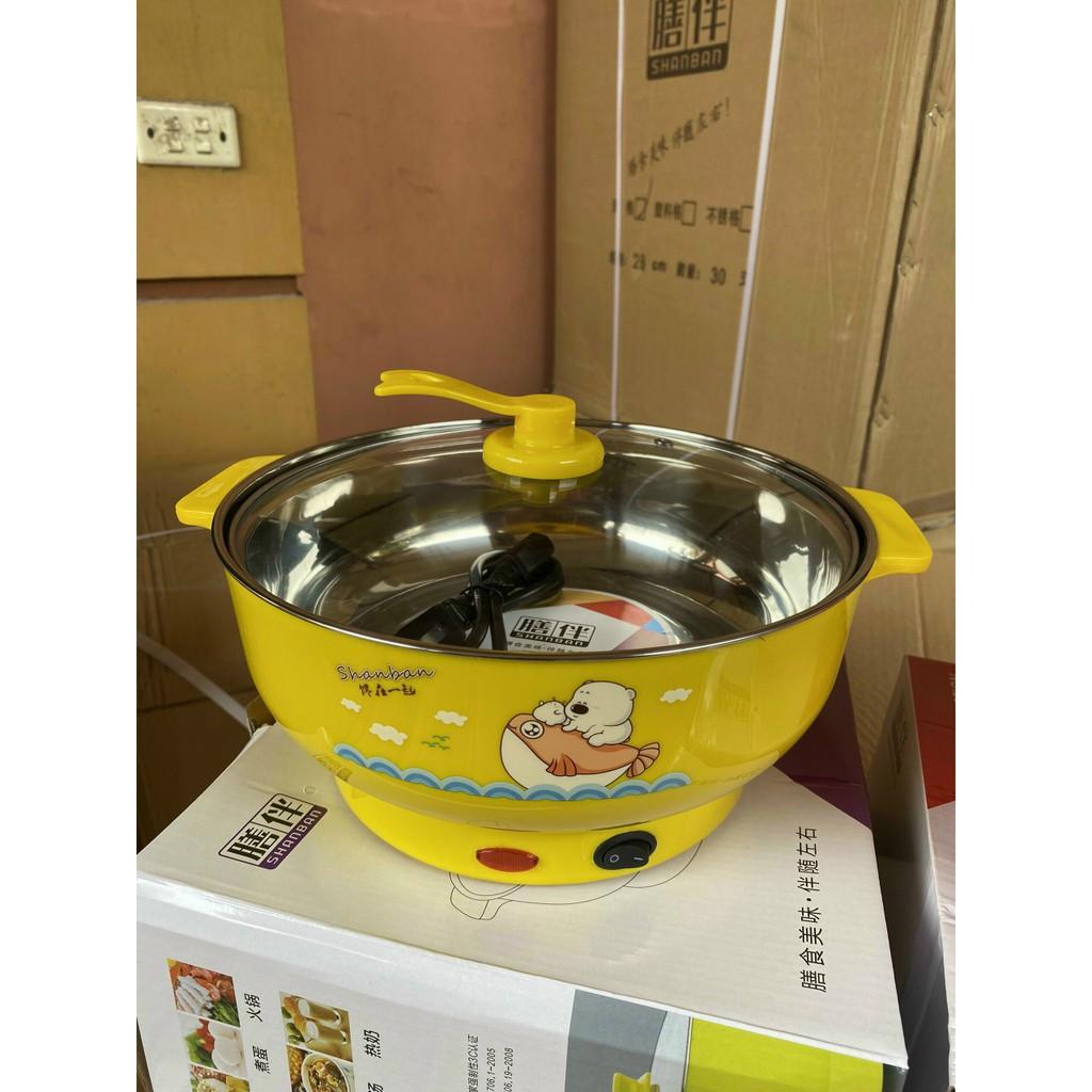Nồi lẩu mini, bếp ăn lẩu đa năng dành cho gia đình phù hợp từ 4-6 người