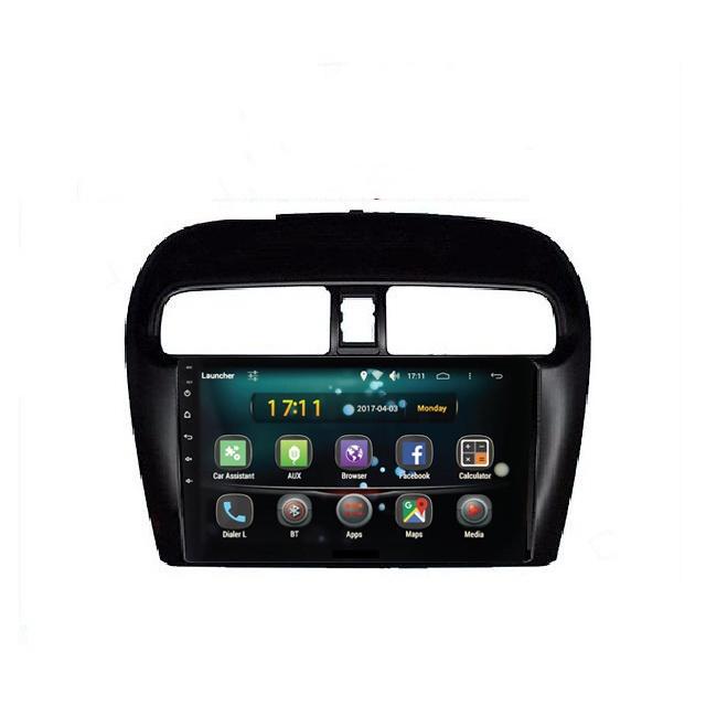 Mặt dưỡng kèm dây nguồn màn hình android cho xe MITSUBISHI ATTRAGE