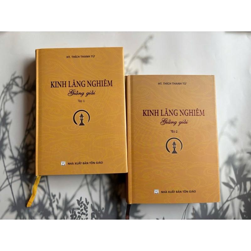 Sách - Kinh Lăng Nghiêm Giảng Giải - Combo 2 Quyển - HT. Thích Thanh Từ - Tổ In Ấn Kinh Phật