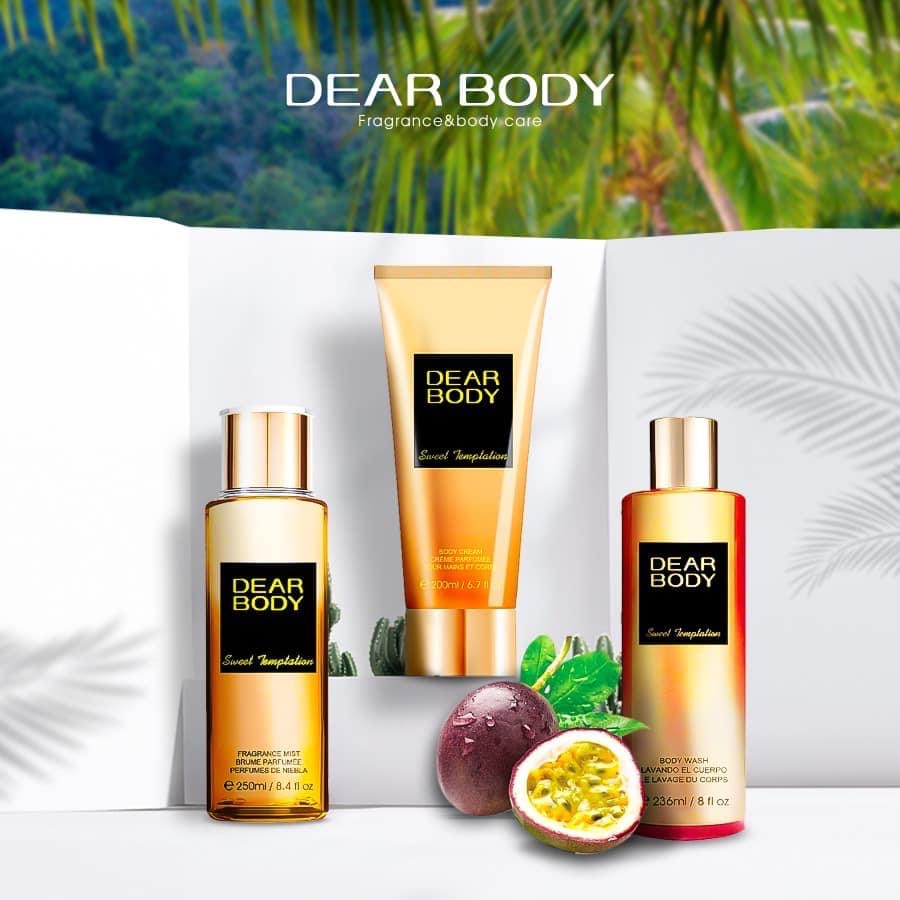 Body Mist DEAR BODY 250ml - Siêu Thơm Mời Bạn Cùng Xịt - Lưu Hương 8h - Hấp Dẫn - Quyến Rũ