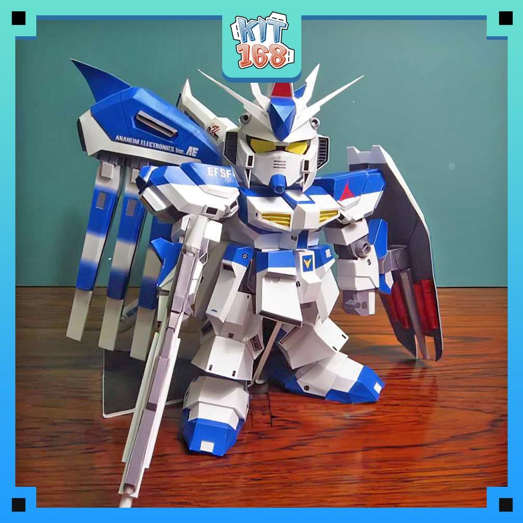 Mô hình giấy Robot chibi SD Hi-v Gundam ver Yobee