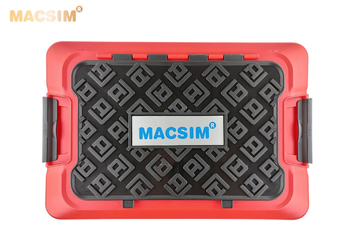 Hộp đựng đồ gấp gọn 2 ngăn 50L màu đỏ pha đen kích thước 50cm x 34cm x 31cm - hộp đựng đồ trong cốp ô tô nhãn hiệu Macsim chất liệu PP cao cấp