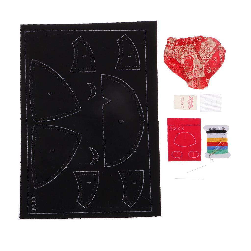 DIY Package Felt Craft Needle Felting Kit Patchwork Kids Doll Sewing Material